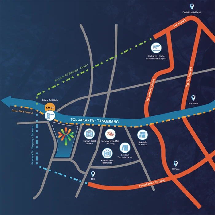 Summarecon Tangerang - Six Lakes, One Vibrant City